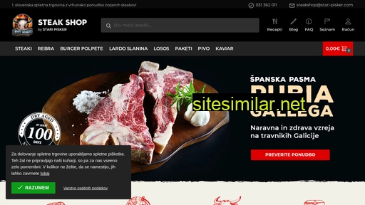 steakshop.si alternative sites