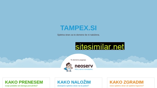 tampex.si alternative sites