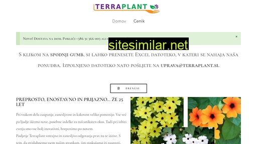 terraplant.si alternative sites