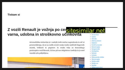tiskam.si alternative sites