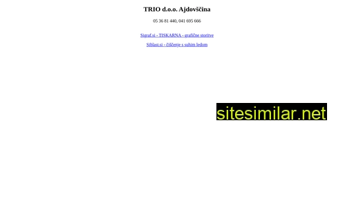 trio.si alternative sites