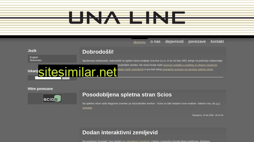 una-line.si alternative sites