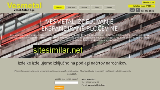 vesmetal-sp.si alternative sites
