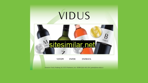 vina-vidus.si alternative sites