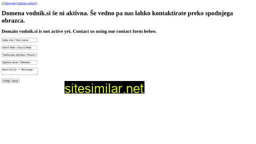 vodnik.si alternative sites