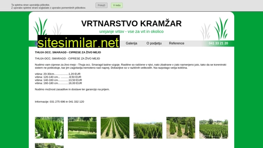 vrtnarstvo-kramzar.si alternative sites