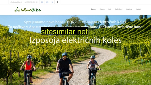 winebike.si alternative sites