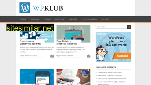 wpklub.si alternative sites