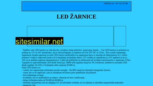 led-žarnice.si alternative sites