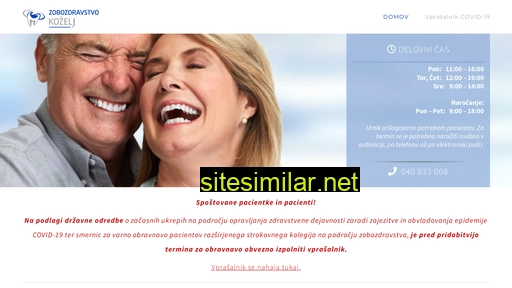 zobozdravnik-kozelj.si alternative sites