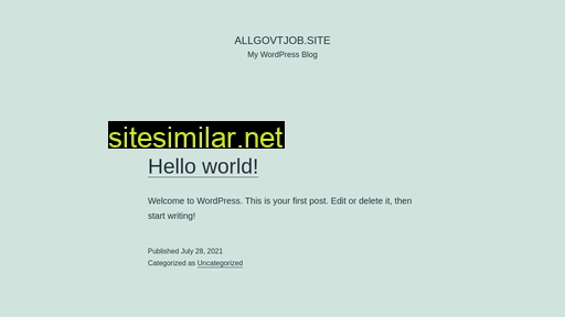 allgovtjob.site alternative sites