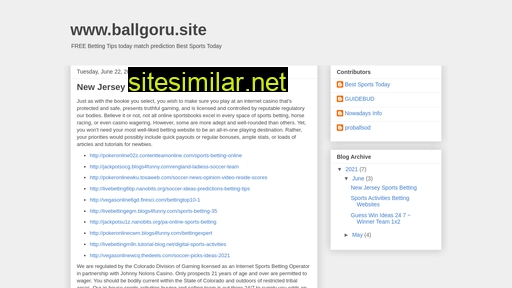 ballgoru.site alternative sites