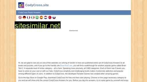 codycross.site alternative sites
