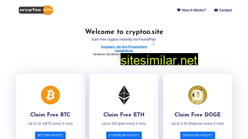 Cryptoo similar sites