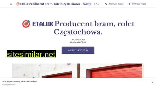etalux-producent-bram-rolet-czestochowa-rolety.business.site alternative sites