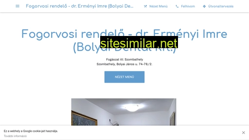 Fogorvosi-rendelo-dr-ermenyi-imre-bolyai-dental-kft similar sites