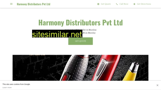 harmony-distributors-pvt-ltd.business.site alternative sites
