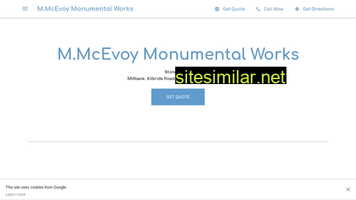 mmcevoy-monumental-works.business.site alternative sites