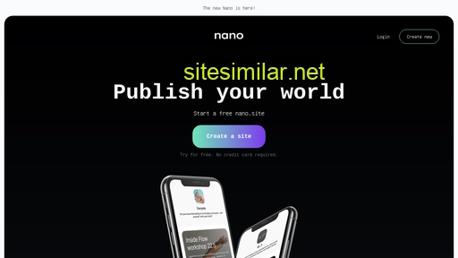 nano.site alternative sites