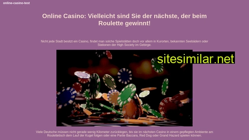 Online-casino-test similar sites