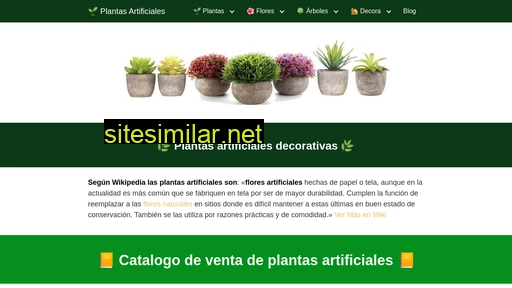 plantasartificiales.site alternative sites