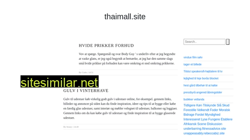 Thaimall similar sites