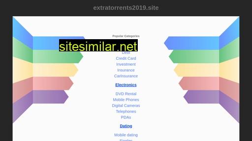 Extratorrents2019 similar sites