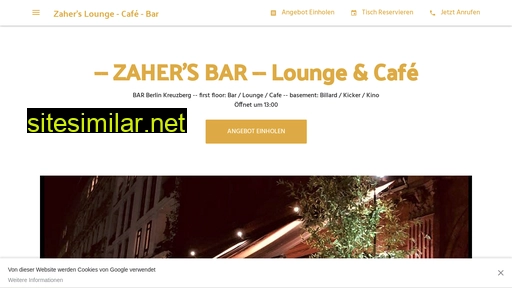 zahers-lounge-cafe-bar.business.site alternative sites