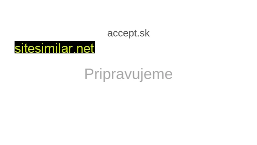 accept.sk alternative sites
