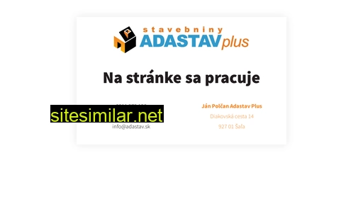 adastav.sk alternative sites