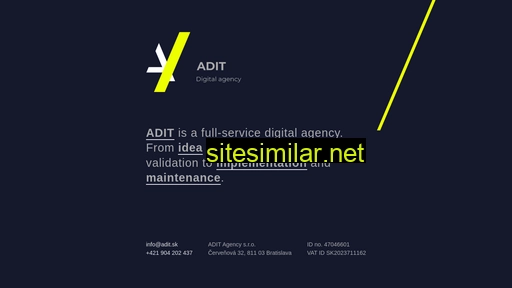 adit.sk alternative sites