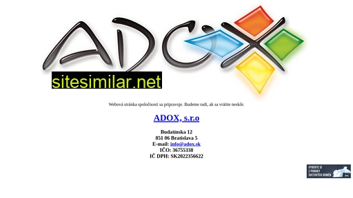 adox.sk alternative sites
