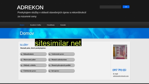 adrekon.sk alternative sites