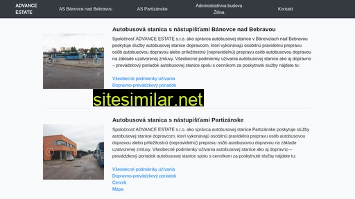advanceestate.sk alternative sites