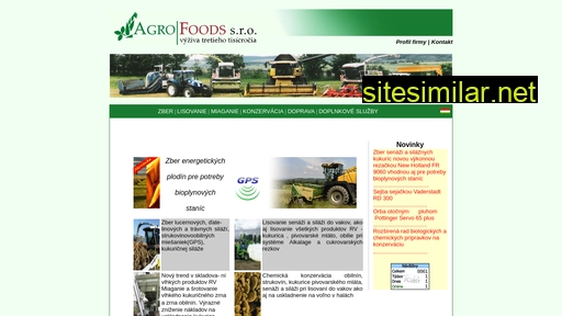 agrofoods.sk alternative sites