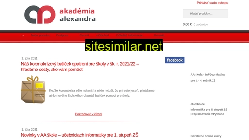 akademiaalexandra.sk alternative sites