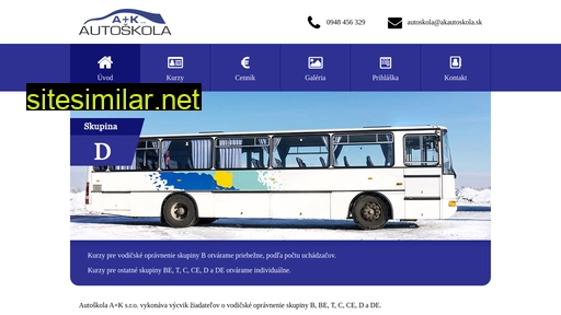 akautoskola.sk alternative sites