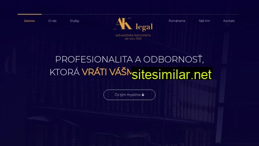 aklegal.sk alternative sites