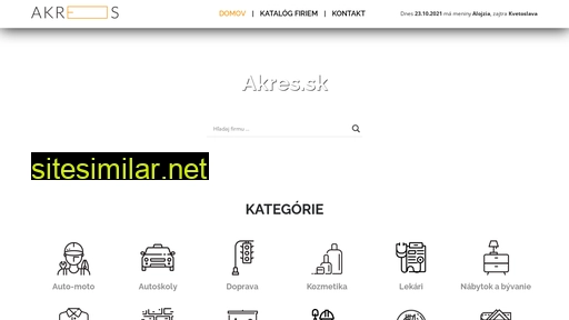 akres.sk alternative sites