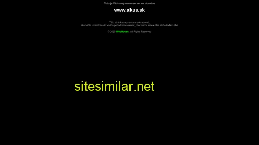 akus.sk alternative sites