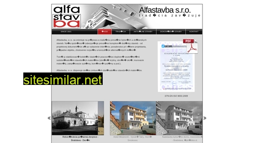 alfastavba.sk alternative sites