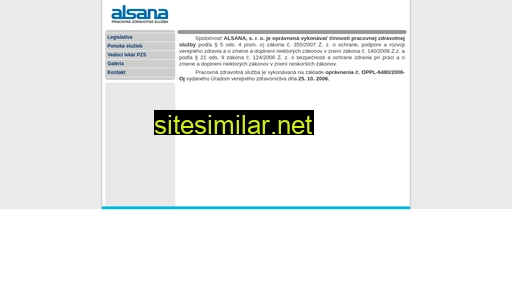 alsana.sk alternative sites
