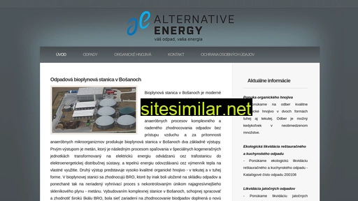 alternativeenergy.sk alternative sites
