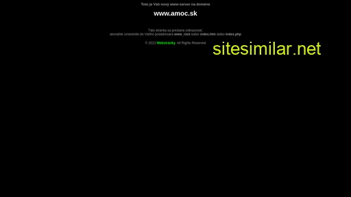 amoc.sk alternative sites