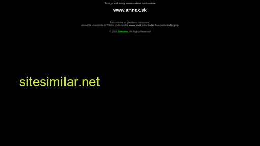 annex.sk alternative sites