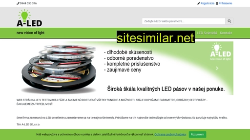 a-led.sk alternative sites