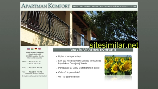apartman-komfort.sk alternative sites