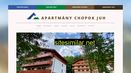 apartmanychopok.sk alternative sites