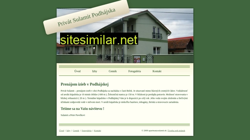 apartmanysulamit.sk alternative sites