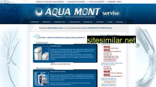 aquamont-servise.sk alternative sites
